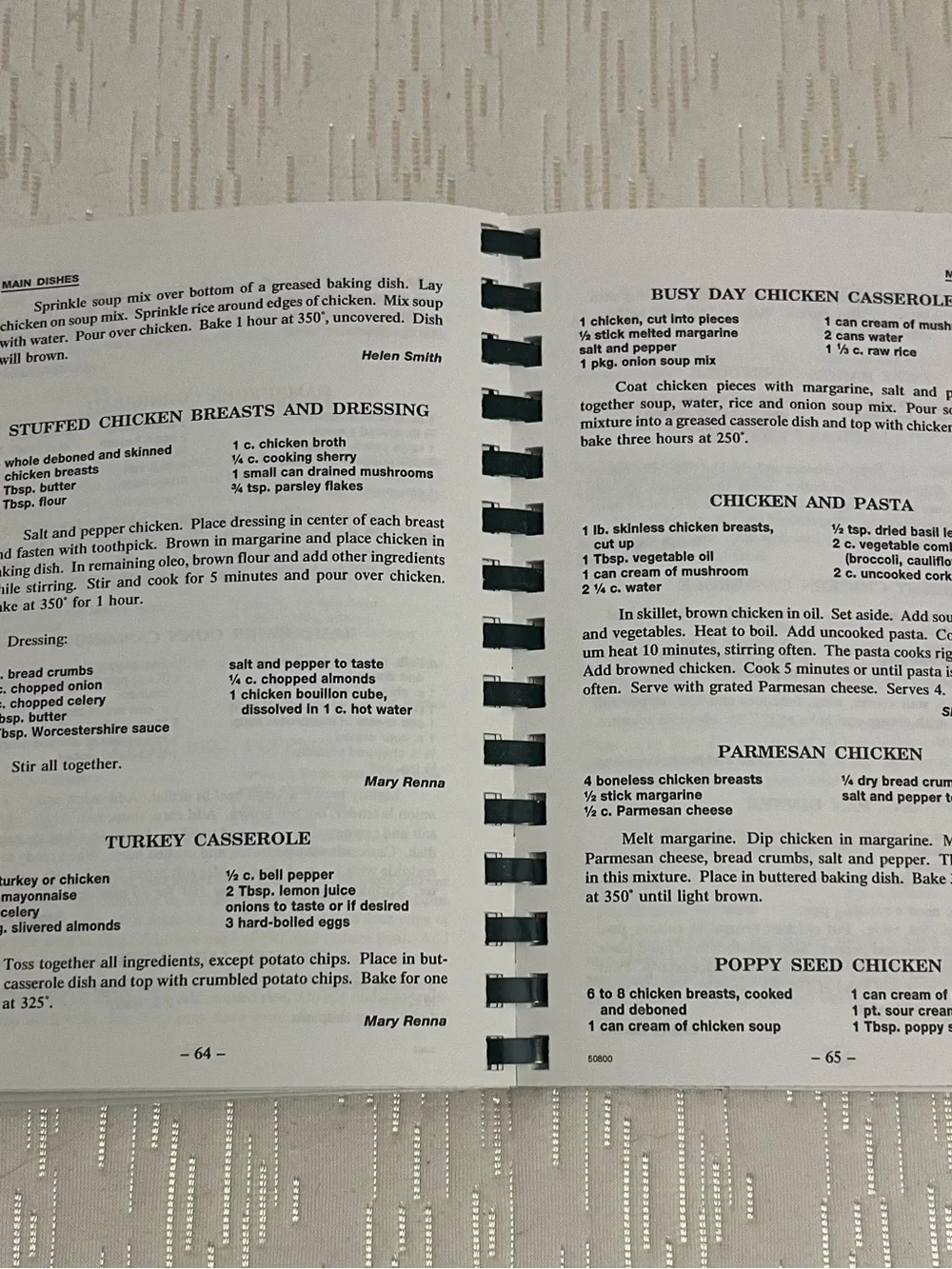 Vintage Church Cookbook